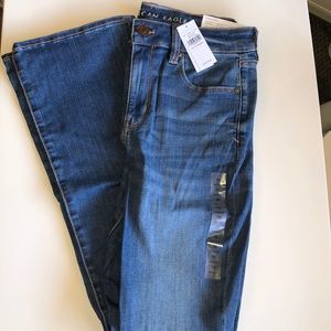 American eagle high rise skinny kick jeans size 10